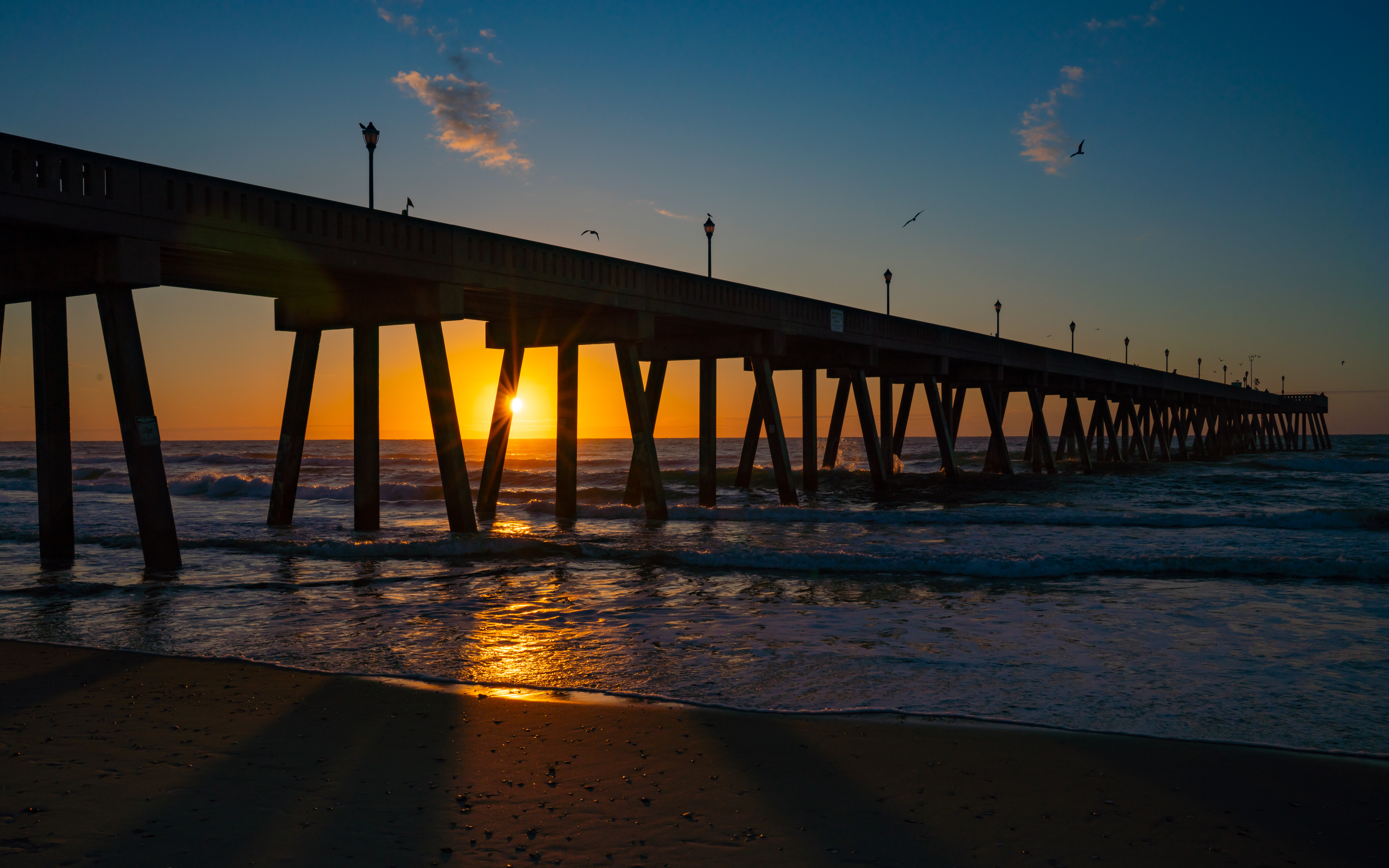 Sunset at the beach